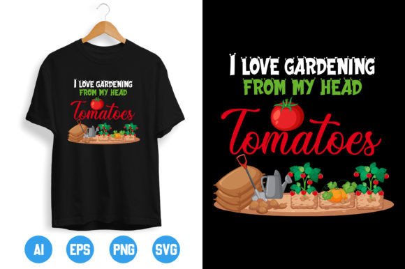 A Brand Designer Reviews the Gardening T-shirt Design 12 Graphics Asset
