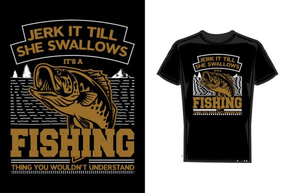 A Graphic Designer's Take on a Fishing Print Template