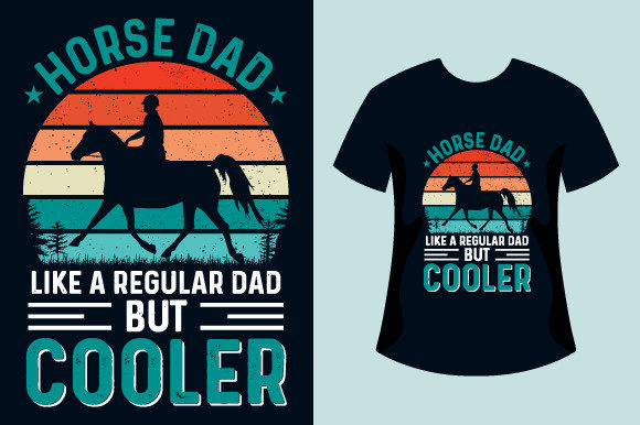 A Horse Dad T-Shirt Design: Unpacking a Graphic's Real-World Fit