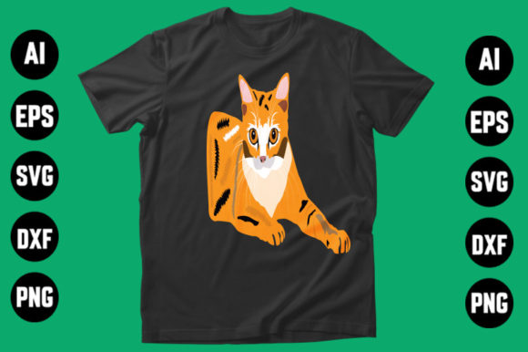 A Practical Review of a Cat Vector Design for T-Shirts and Print Templates