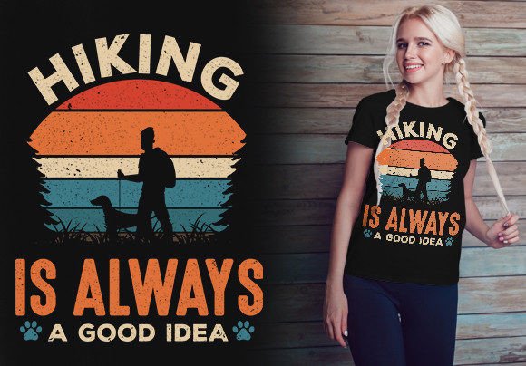 A Review: Hiking with Dog Design as a Versatile Graphics Asset