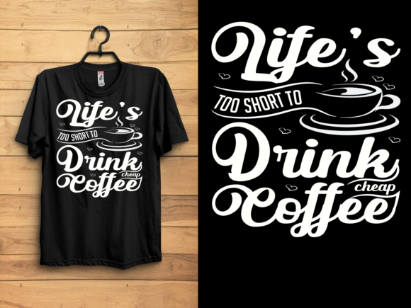 A Versatile Coffee Typography Graphic for Print Templates