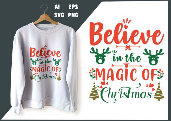 Crafting Magic: A T-Shirt Graphic for Cozy Holiday Designs