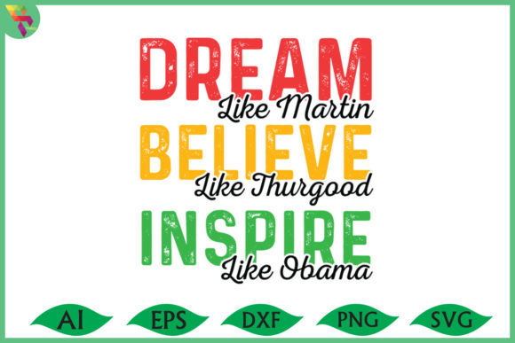 Dream Black T-Shirt Graphics for Print Templates