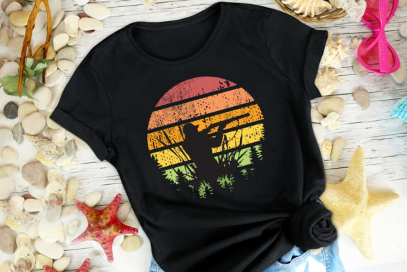 Evaluating the Retro Hunting Tshirt Graphic for Print & Merchandise