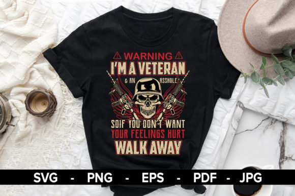 Evaluating the Warning Veteran Design for Embroidery