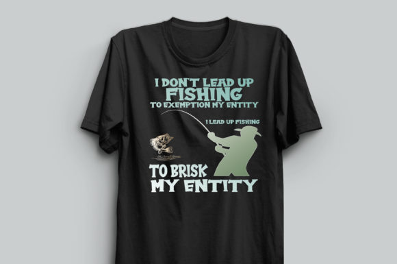 Fishing Lover T-shirt Design 12 for Print Templates and Graphics
