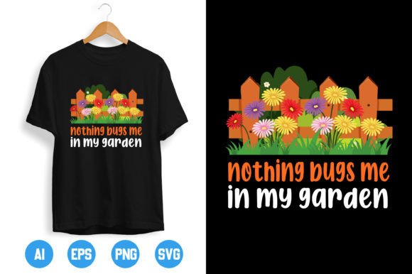 Gardening T-shirt Design 11: A Graphic Asset for Print and Web