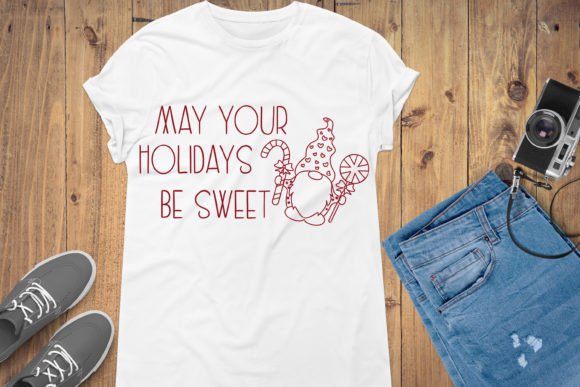 May Your Holidays Be Sweet Graphics for Print Templates