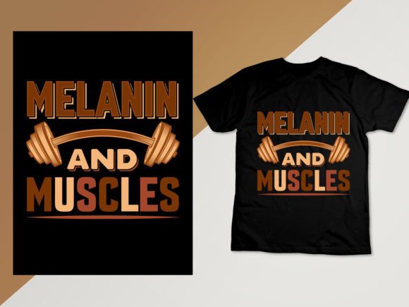 Melanin and Muscles: A Brand Graphic for Identity & Commerce