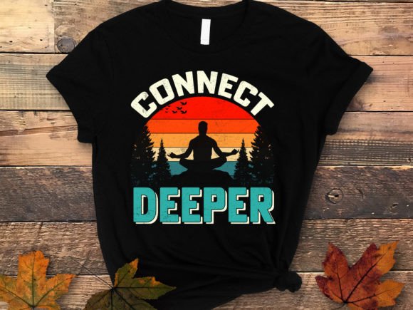 The Vintage Yoga T-Shirt as a Graphic Asset for Print Templates